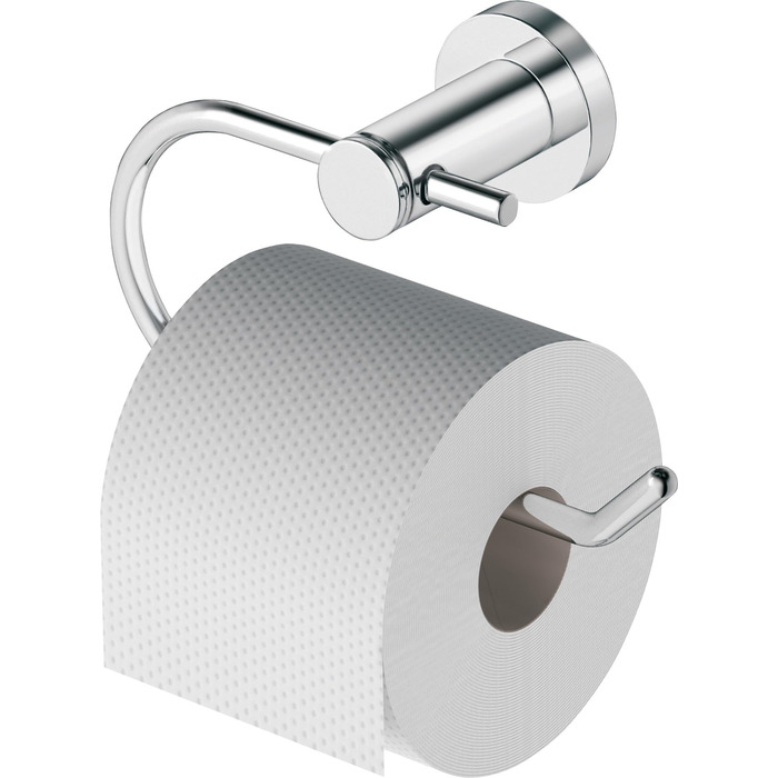 Тримач для туалетного паперу Duravit D-Code, настінний, хромований, 165x165x99 мм