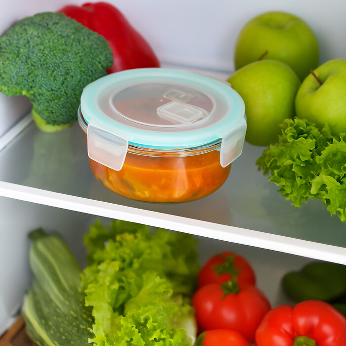 Relaxdays Glass Containers with Lids Set
