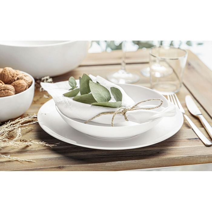 Seltmann Weiden Tableware Set, 12-piece | Liberty white