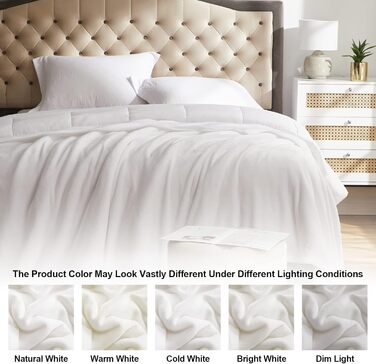 Плед KMUSET з мікрофібри, білий, 152x183 см