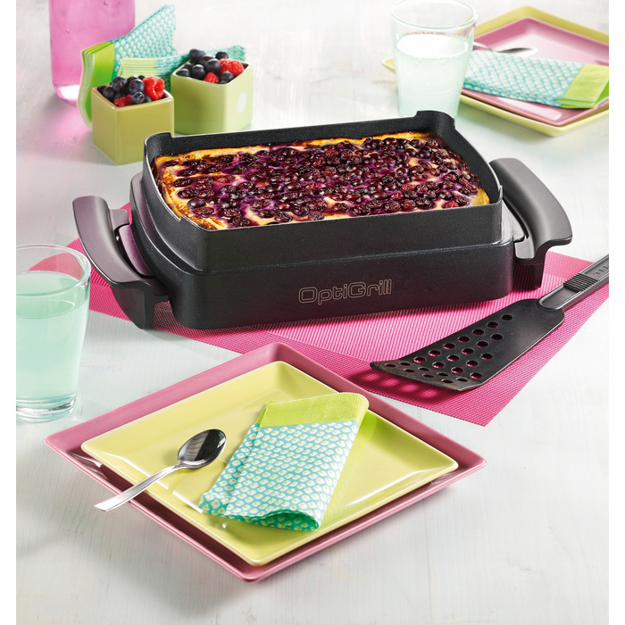 Електричний гриль-опикач Optigrill+ GC717810, 2000 Вт, розкладний, чорний
