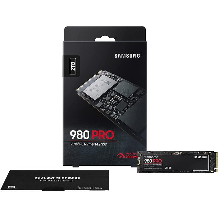 SSD Samsung 980 PRO 2TB NVMe M.2 PCIe 4.0 - Внутрішній SSD для геймінгу та редагування відео