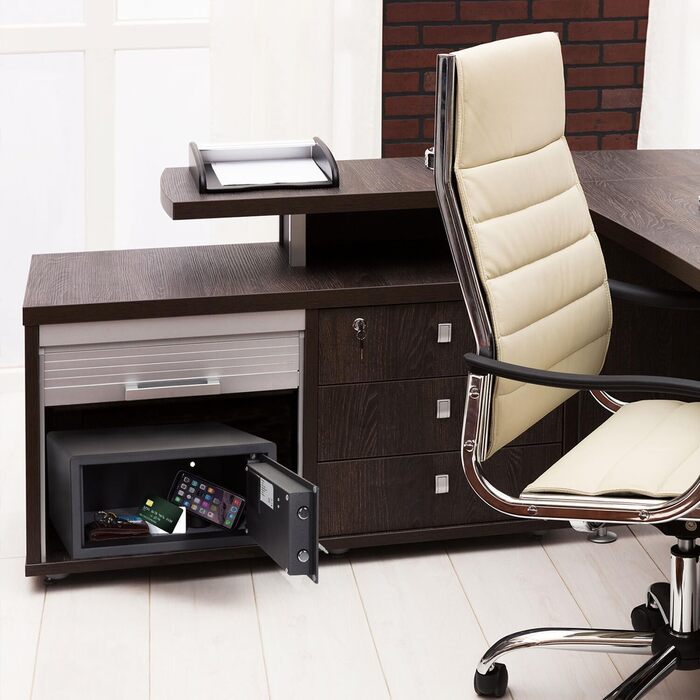 Сейф офісний Tresor COMPACT III, сталевий, чорний, 20x31x20 см, електронний замок, об'єм 25.5 л