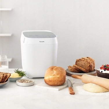 Хлібопічка Panasonic Croustina, біла, 700 Вт