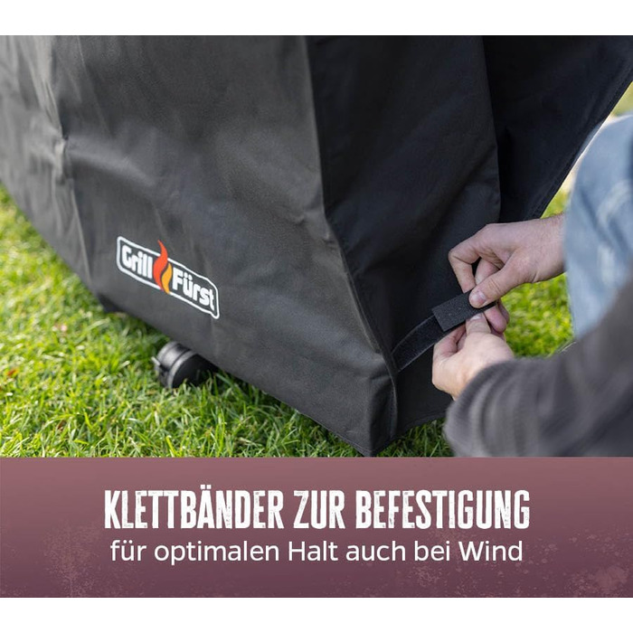 Чохол для гриля Grillfürst 138x72x115 см, водонепроникний, для газового гриля Weber Spirit 300