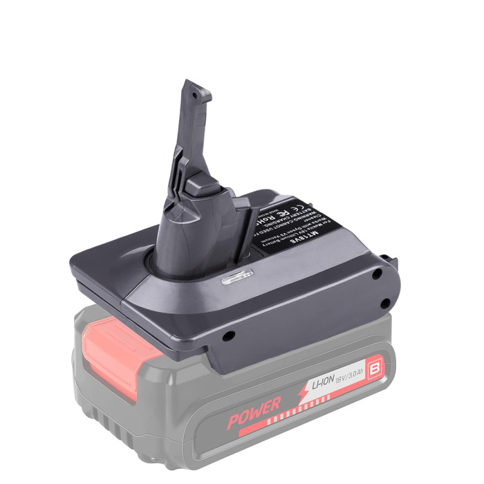 Адаптер для пилососів Dyson V7 V8 від Makita 18V Li-Ion акумулятора (EIN18V8)