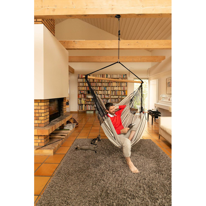 La Siesta CasaMount Black Multi-Surface Attachment for Hammock Chairs and Hammocks