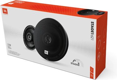 Автомобільні динаміки JBL Stage1 621 від Harman Kardon, 2-смугові, 175 Вт, комплект 2 шт., 16-17 см, чорні, для авто