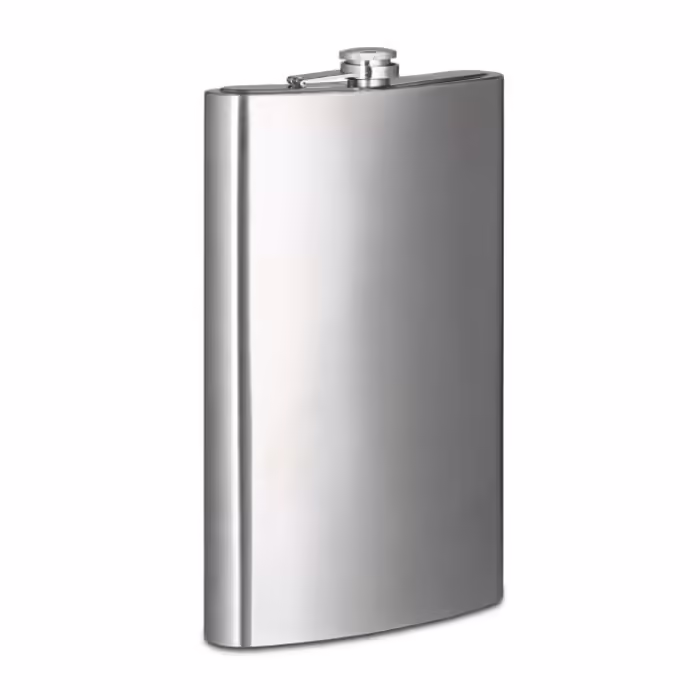 Relaxdays Stainless Steel XXL Flask, 1.8L