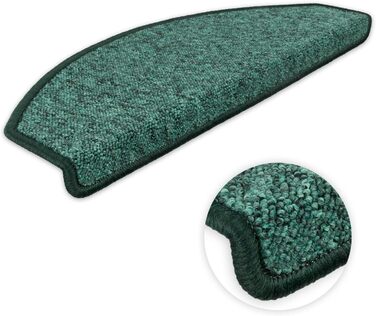 Ступінчасті килимки для сходів Rambo 15шт. набір, 17 кольорів (зелений)