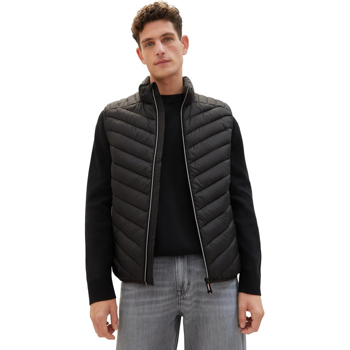 Жилет чоловічий TOM TAILOR, розмір XL, колір чорний