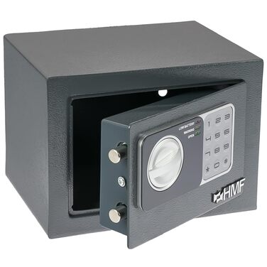 Малий меблевий сейф HMF 46126-11 з кодовим замком, антрацит (23 x 17 x 17 см)