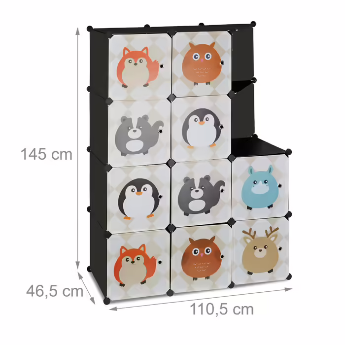 Relaxdays Tier-themed Storage Shelves for Kids' Rooms