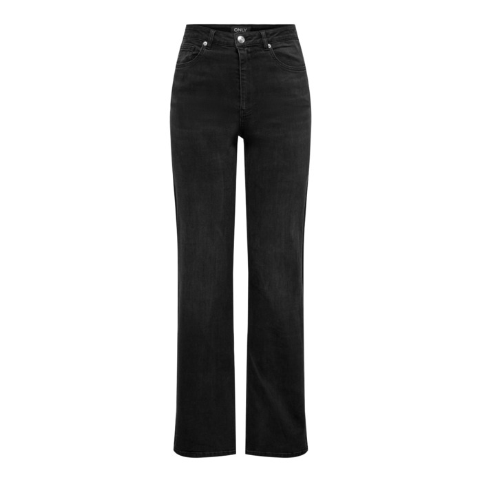 Джинси жіночі кльош Only ONLJUICY-WAUW, висока талія, чорний, розмір XL/34L