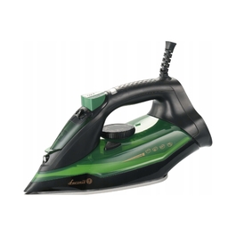 Парова праска Łucznik SI-2800 Bottle Green, 2800 Вт, керамічна підошва, система Anti-Calc