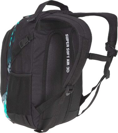 Рюкзак дитячий Elephant HERO SIGNATURE Flower, блакитно-чорний градієнт