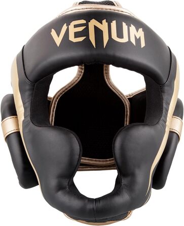 Захист голови Venum Elite чорного та золотого кольорів