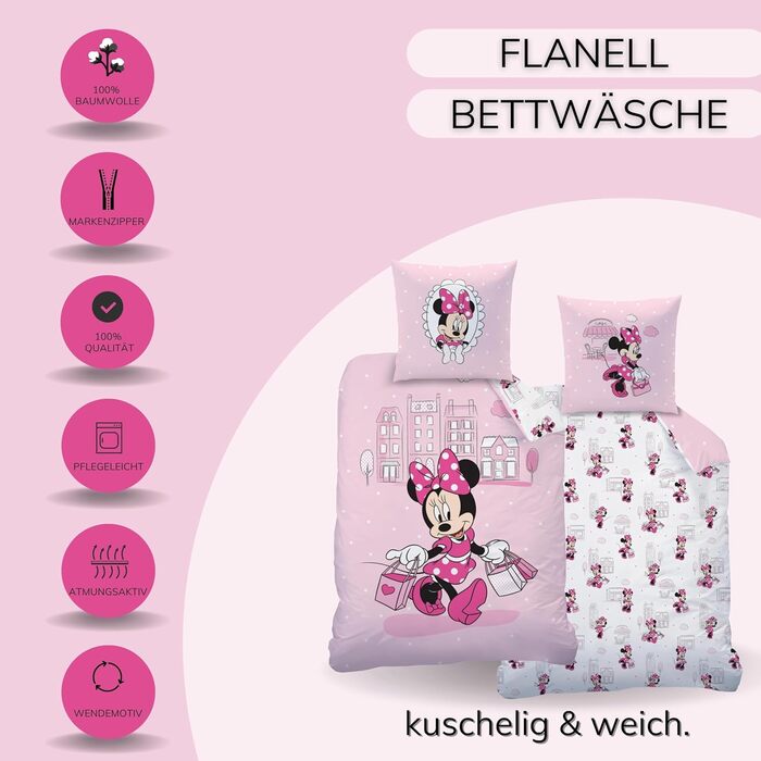 Комплект постільної білизни Flanell Biber Frozen (Олаф, Ельза, Анна) 135x200, 100% бавовна, для дівчаток