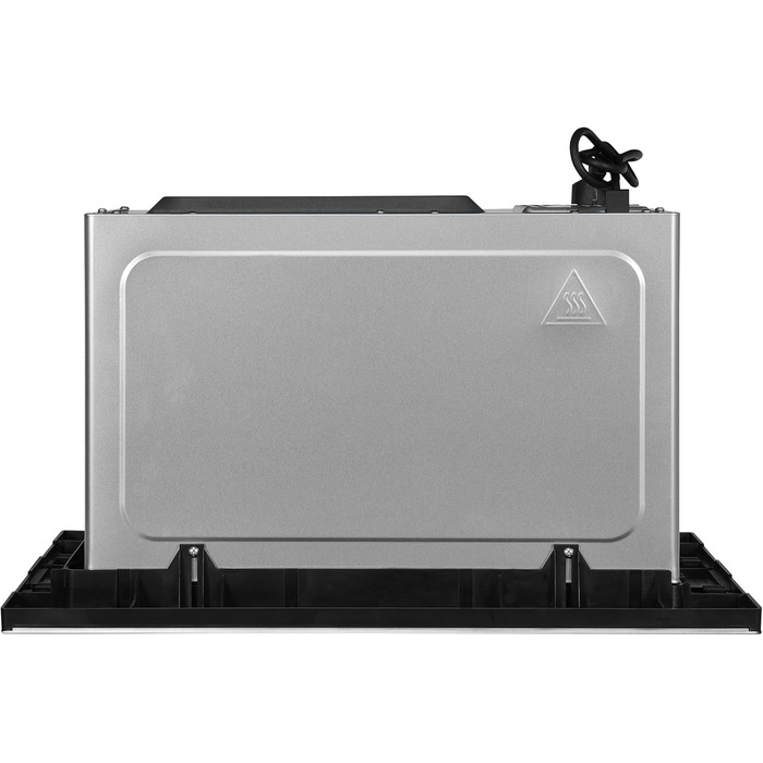 Вбудована мікрохвильова піч Exquisit EMW20-DG-020 | 800 Вт, гриль 1000 Вт, 8 програм, діаметр підноса 27 см, нержавіюча сталь