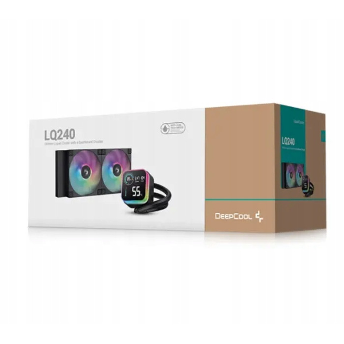 Рідинне охолодження DeepCool LQ240, чорне