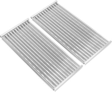 WEBROIL Grill-Emitter Plate for CharBroil Performance TRU-Infrared/Amplifire 2 Burner 463633316 463655621, Grill Grate Replacement for Charbroil G327-1100-W1, 2 Pieces, Stainless Steel