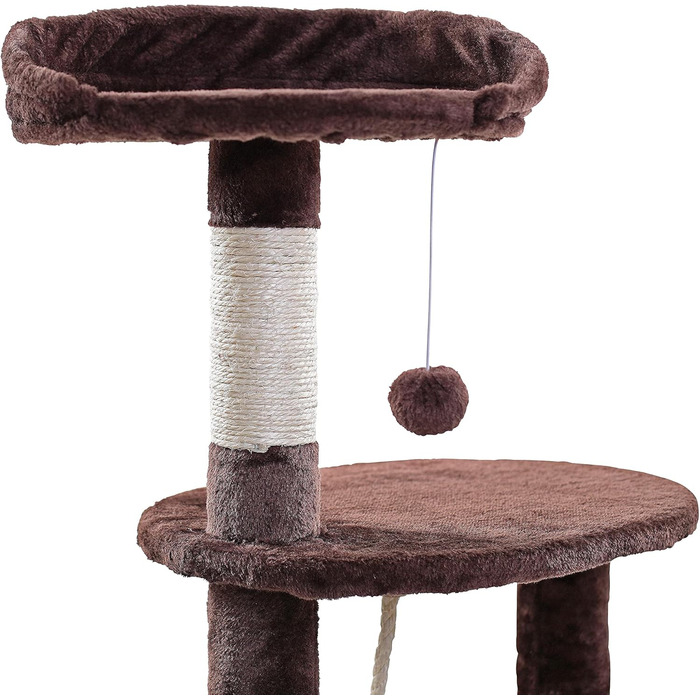 Кігтеточка для котів ESTEXO, ігровий комплекс, 112 см, XL, коричнева