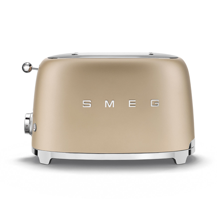 Тостер Smeg TSF01CHMEU, жовтий/золотистий, 950 Вт