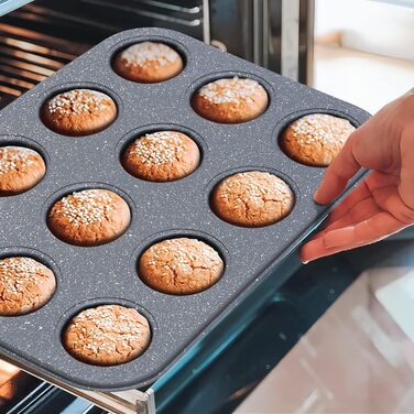 Набір посуду для індукційної плити 30 предметів синьо-сірого кольору з гранітним покриттям, антипригарні каструлі та сковороди