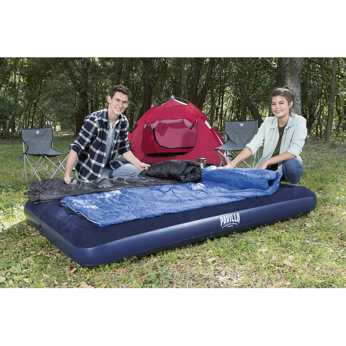 Повітряний матрац двоспільний Bestway Blue Horizon Double XL, 191 x 137 x 22 см, синій