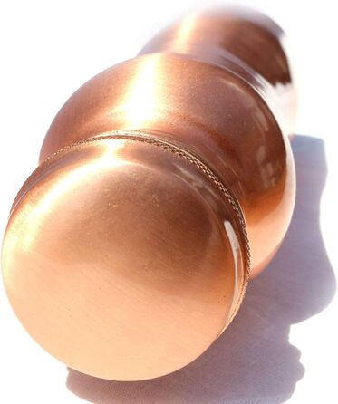 Copper water bottle with diamond cut design, leak-proof, Ayurvedic drinking vessel, copper vessel for sports, gym, outdoors, yoga (Design 3)