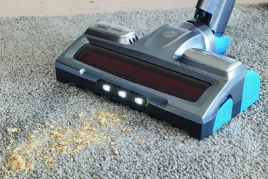 Бездротовий пилосос Hoover H-Free 500 Hydro Plus з функцією миття підлоги та світлом – 3-в-1: пилосос, мийка, ручний пристрій. 30 хв роботи, насадки для підлоги, кутів та меблів. 2 акумулятори.