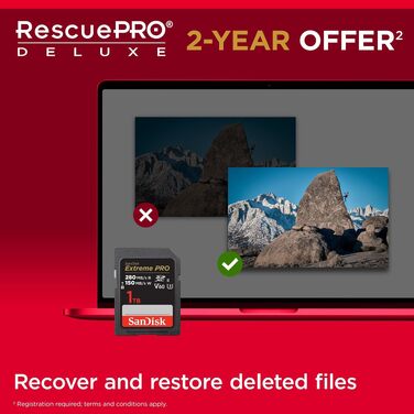 Карта пам'яті SanDisk Extreme PRO SDXC UHS-I 256 GB (V30, U3, швидкість до 200 МБ/с) для 4K UHD відео