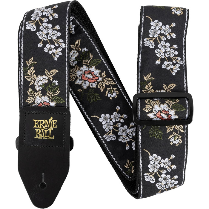 Гітарний ремінь Ernie Ball Jacquard White Blossom