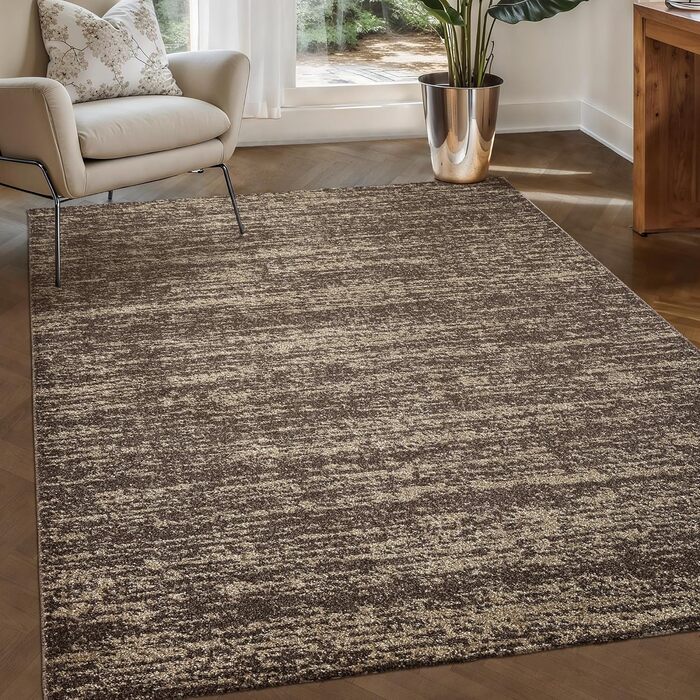 Килим SANAT Oslo для вітальні - сучасний дизайн, 80x150 см, коричневий