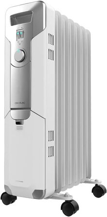 Електричний масляний радіатор Cecotec ReadyWarm 11000 Space, 2500 Вт, 11 ребер обігріву, 3 режими, 25 м², білий