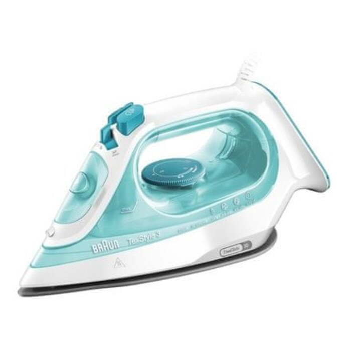 Парова праска BRAUN TexStyle 3 SI3043 GR, бірюзова