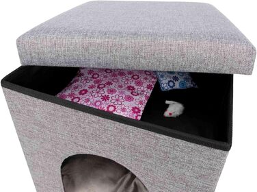 Кішечка Trixie Kuschelhöhle Alois, сірий, 38 × 40 × 38 см