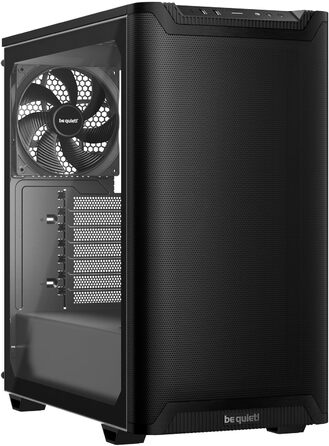 be quiet! Pure Base 501 Airflow Black - Корпус ПК з вентиляторами Pure Wings 3 та скляною панеллю
