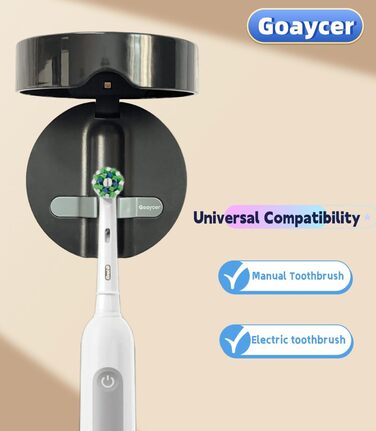 Bathroom Toothbrush Holder, Smart Toothbrush Cleaner with Heat Dryer, Rechargeable Toothbrush Covers
