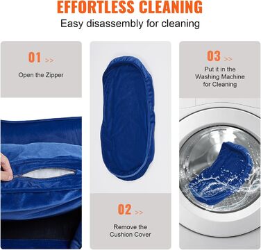 Диван для домашніх тварин VEVOR: м'яке ліжко для собак та котів, 30 кг, блакитний, 71x51x11 см