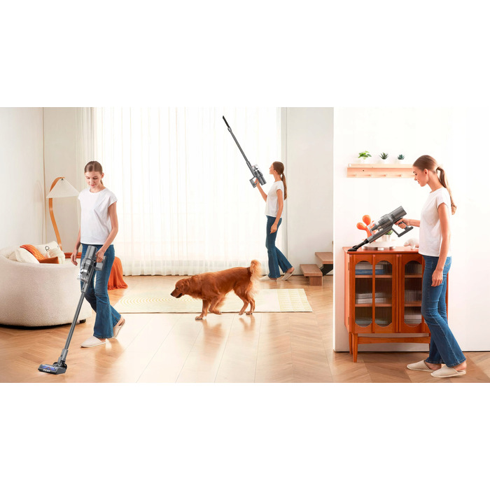 Вертикальний бездротовий пилосмик 2в1 Teesa Sweeper 9000 з LCD-підсвіткою