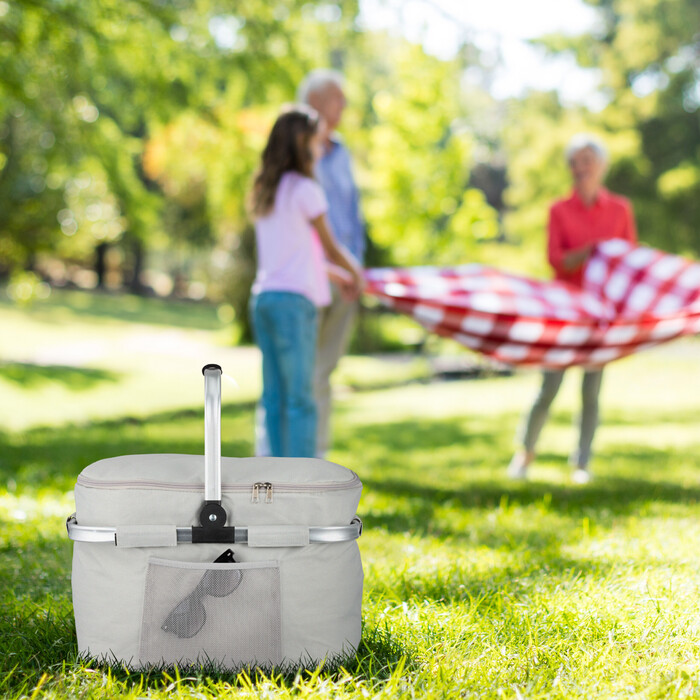 Relaxdays Insulated Shopping Basket