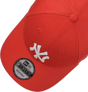 Кепка New Era 9Forty Yankees Essential - бейсболка з вигнутим козирком, MLB, червона