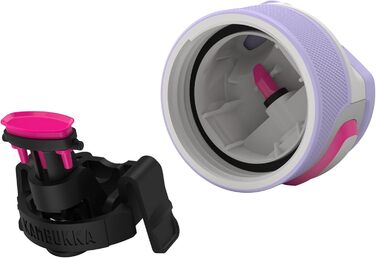 Kambukka Stainless Steel Water Bottle - Insulated Thermos with Snapclean Lid - Dishwasher Safe, Easy Grip (600ml, Digital Lavender)
