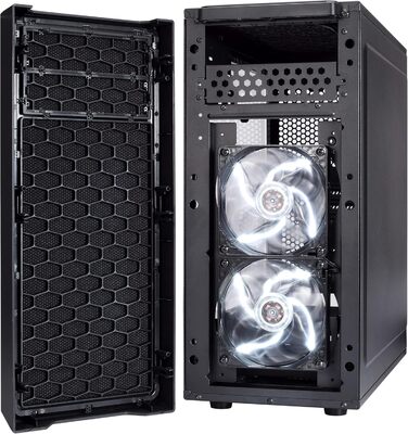 Корпус ПК Fractal Design Focus G Black Window - чорний, Midi Tower для ігрового ПК