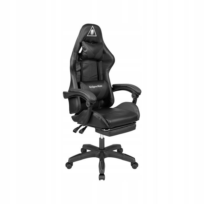 Ігрове крісло Kruger&Matz GX-150, штучна шкіра, чорне