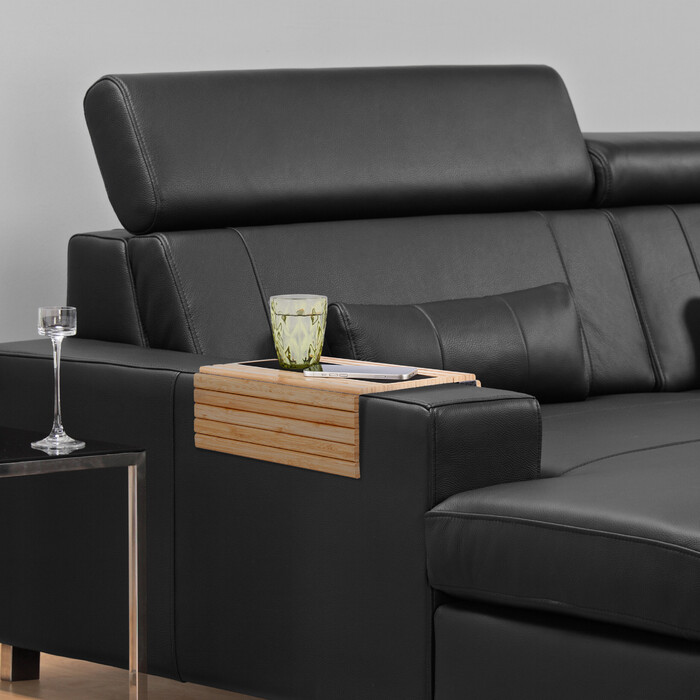 Relaxdays Bamboo Side Table - Natural