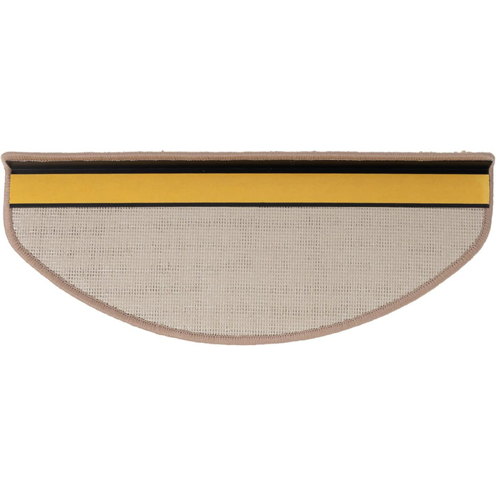 Набір килимків на сходи Floordirekt Barcelona (15 шт.) - міцні, легкі у догляді, бежеві, напівкруглі (65 x 23,5 см)