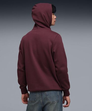 Чоловічий худі PUMA Essentials No. 1 Logo Hoodie з логотипом на спині, червоний, розмір L