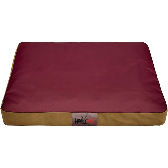 Матрац для собак Millybo - ліжко для собак, килимок для собак (70 x 50 см, Бордовий)